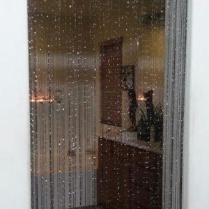 Sparkly string curtain